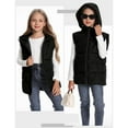 thumbnail image 6 of Coerni Boys Girls Puffer Vest with Hood Warm Sleeveless Winter Down Jacket Lightweight Zip Up Hooded Coat Puffy Quilted Vests, 6 of 7