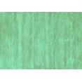 thumbnail image 1 of Ahgly Company Indoor Rectangle Solid Turquoise Blue Modern Area Rugs, 7' x 10', 1 of 4