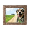thumbnail image 5 of Rustic Farmhouse 10 in. x 10 in. Espresso Reclaimed Wood Picture Frame (1.5" Molding), 5 of 9
