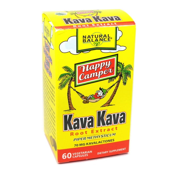 Natural Balance Happy Camper Kava Kava Root Extract 70mg Kavalactones Calm & Relaxation