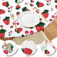 thumbnail image 4 of Round Picnic Table Cloth 100% Waterproof & Oil Proof, Elastic Fitted Table Cover for 36"-44" Round Tables, for Dining, Camping, Outdoor, 4 of 6
