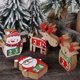 thumbnail image 4 of ZHAOCHENG Calendario de cuenta regresiva para Navidad Calendario de adviento Adorno de alce de madera Adorno de reno de madera Decoraciones de mesa Decoración de belén Adornos de madera Adornos de bel, 4 of 5