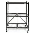 thumbnail image 2 of Origami 3 Tier Folding Shelf Garage Shelves Heavy Duty Shelving with Wheels, 2 of 2