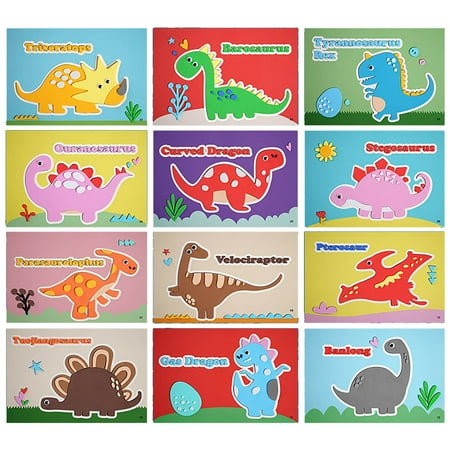 

syligr Toys Children s 3d Three-dimensional EVA Paste Painting Kindergarten Boys and Girls Educational Toys DIY Material Package Clearance
