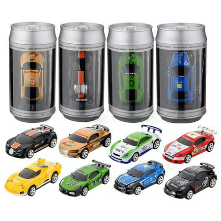 Christmas Gift Coke Can Mini RC Radio Remote Control Micro Racing Car Hobby kids Gift Toy-Random