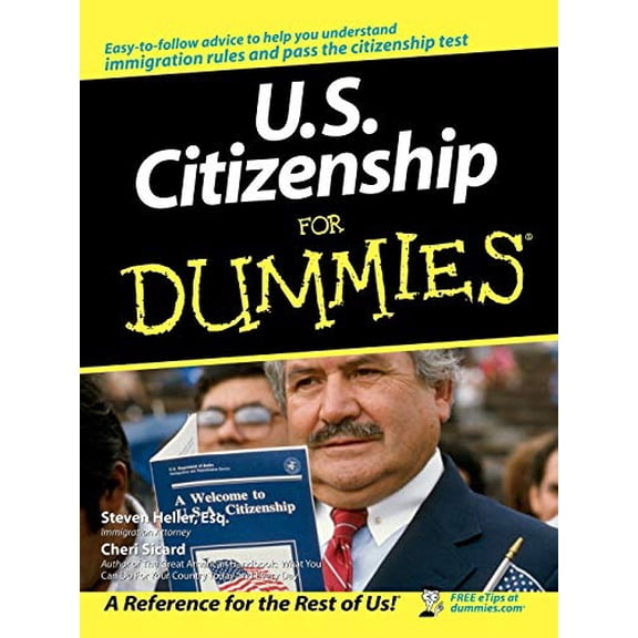 Pre-Owned U.S. Citizenship for Dummies (Paperback) 0764554638 9780764554636