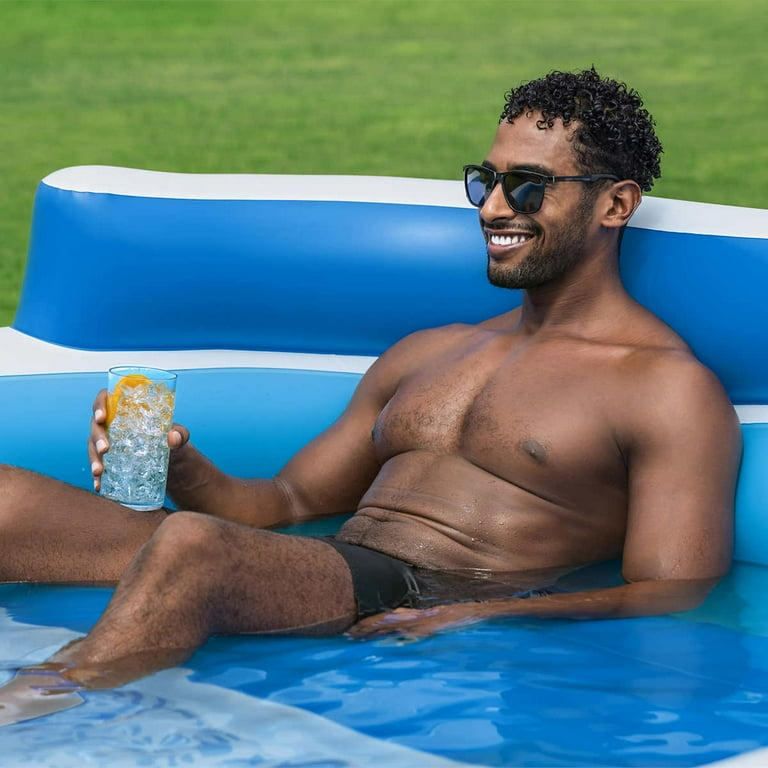 H2OGO! Inflatable Family Lounge Pool - Walmart.com