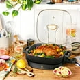 thumbnail image 3 of Beautiful 5 in 1 Electric Skillet - Expandable up to 7 Qt with Glass Lid, Black Sesame by Drew Barrymore, 3 of 22