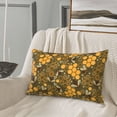 thumbnail image 4 of Plush Throw Pillow Covers, Bees and Honeycombs Pillow Cases with Invisible Zipper, Breathable Microfiber Pillow Cases Standard Size for Sleeping Bedroom Sofa Living Room 16x24, 4 of 5