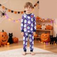 thumbnail image 5 of Cdudpw Toddler Girl Halloween Pajamas Sets Halloween Print Tops Pants Sleepwear Kids Girls Nightgown Outfits(A008-Hot Pink), 5 of 9