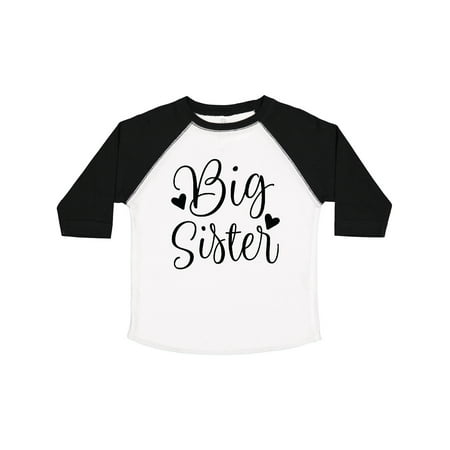 

Inktastic Big Sister Girls Cute Announcement Gift Toddler Toddler Girl T-Shirt