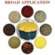 thumbnail image 5 of Dispensador de especias de garra de gato a cuadros de 4 mallas con contenedor de especias de concha para cocinar en casa, 5 of 5