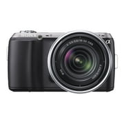 Sony alpha NEX-C3 16.2 Megapixel Mirrorless Camera with Lens, 18 mm, 55 mm, Black