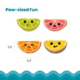 thumbnail image 4 of Catstages Dental Fruit Wedges Catnip Chew Toys, 4 Pack, Multicolored, 4 of 5