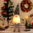 thumbnail image 3 of 1 ~ 4 piezas 2024 Muñeco de Navidad Elfo Gnomo de punto con luz de noche LED Decoraciones navideñas para el hogar Navidad Año Nuevo 2025 Regalo, 3 of 5