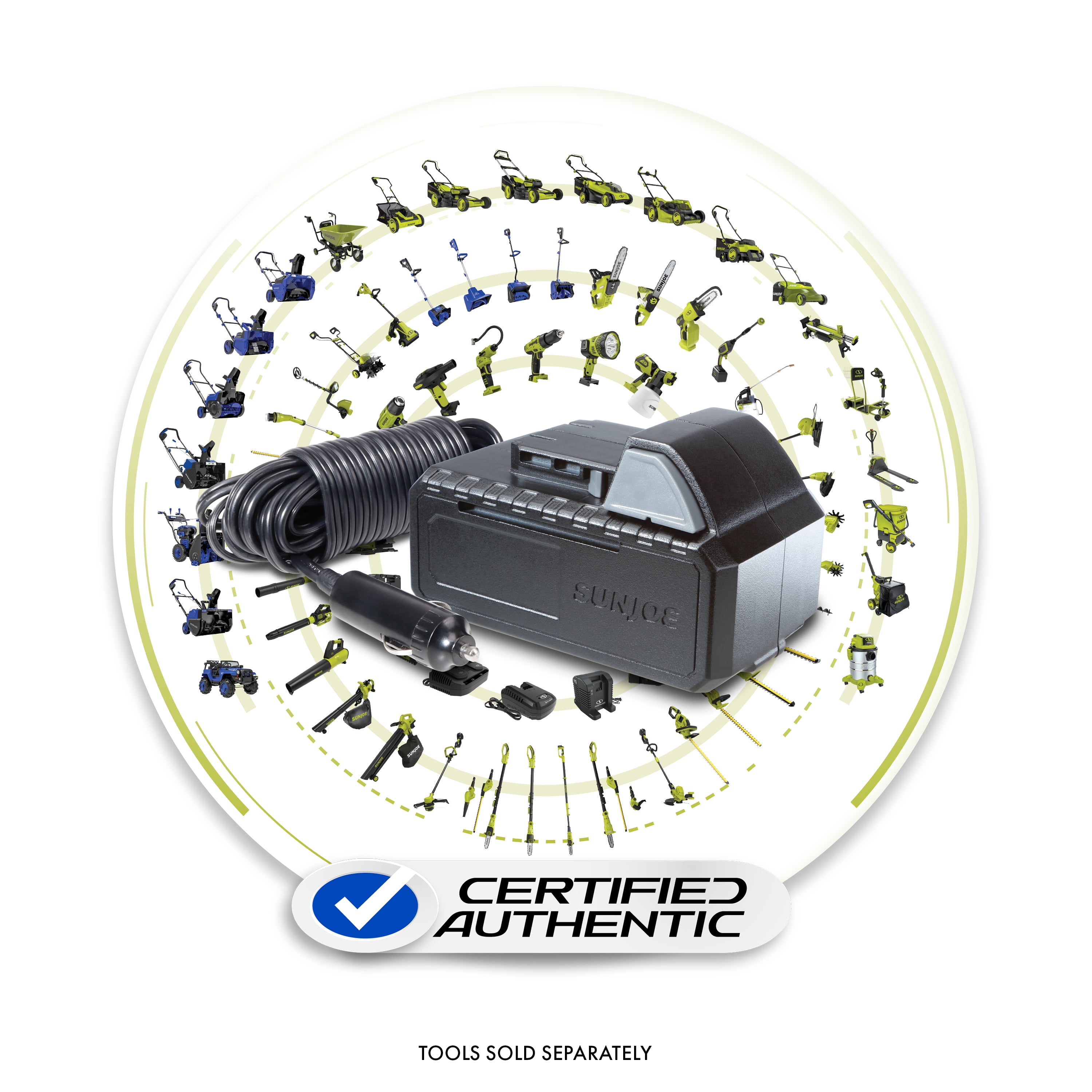 Image of Sun Joe metal detector product page on Walmart