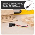 thumbnail image 3 of Raindrops 2pcs Automotive Relay Termination For Wire Cable Operation Black Plastic Designed For Installation In Cars, 3 of 8