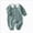 D86-Dark Green, variant on 6-9 Months Newborn Baby Romper Spring Fall Long Sleeve Cotton Crawling Outfit Bodysuit Warm Home Wear Silver