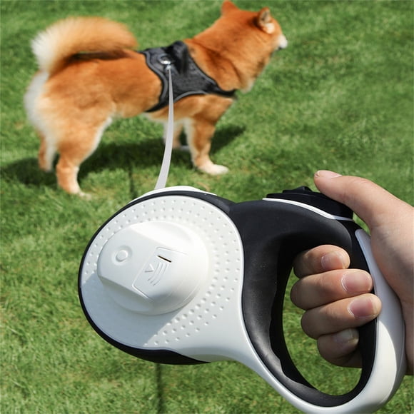 Riforla Dog Leash Retractable Leash Small Dog Pet Traction Rope for Dogs Dog Running Leash Dog Walking Belt Pet Pulling Rope Training Leash for Puppies Dog Training Leash Leashes White