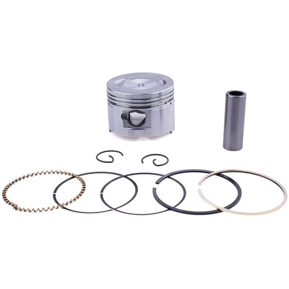 Glixal ATMT1-037 GY6 80cc 47mm Piston Serti d'Anneaux pour 139QMB 139QMA Moteur Scooter Cyclomoteur ATV Go Karts