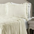 thumbnail image 3 of Lush Decor Ravello Pintuck Bedspread, King, Blush, 3-Pc Set, 3 of 10