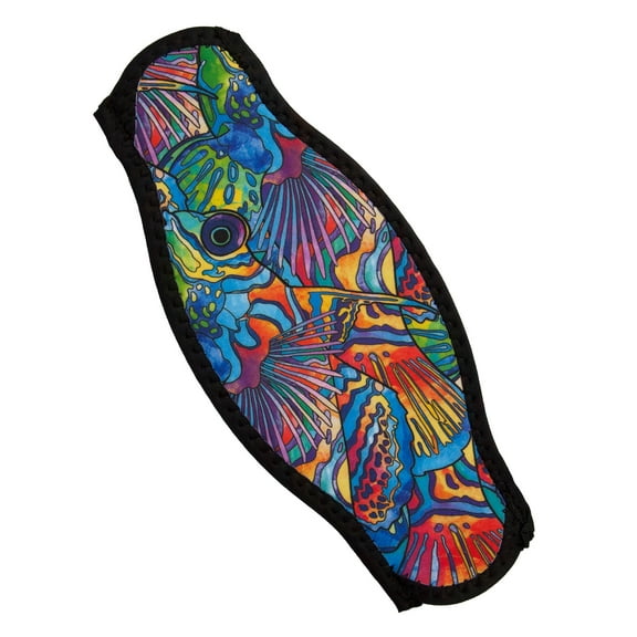 Innovative Strap Wrapper picture strap, goggle hair protector