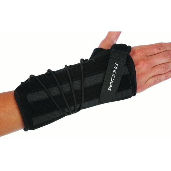 Quick-Fit Wrist II Support Removable Palmar Stay Nylon / Foam Right Hand Black One Size Fits Most, 79-87560 - SOLD BY: PACK OF ONE