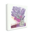 thumbnail image 3 of Stupell Industries Collaged Lavender Sprigs Bold Mixed Flower Blossoms Painting Gallery Wrapped Canvas Print Wall Art, Design by unknown, 3 of 7