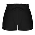 thumbnail image 6 of Juslio Womens Shorts Drawstring Pockets Loose Comfy Cotton Linen Solid Casual Ladies Shorts, 6 of 8