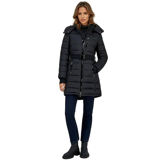 MICHAEL Michael Kors Women's Active Puffer Coat (Black, M)