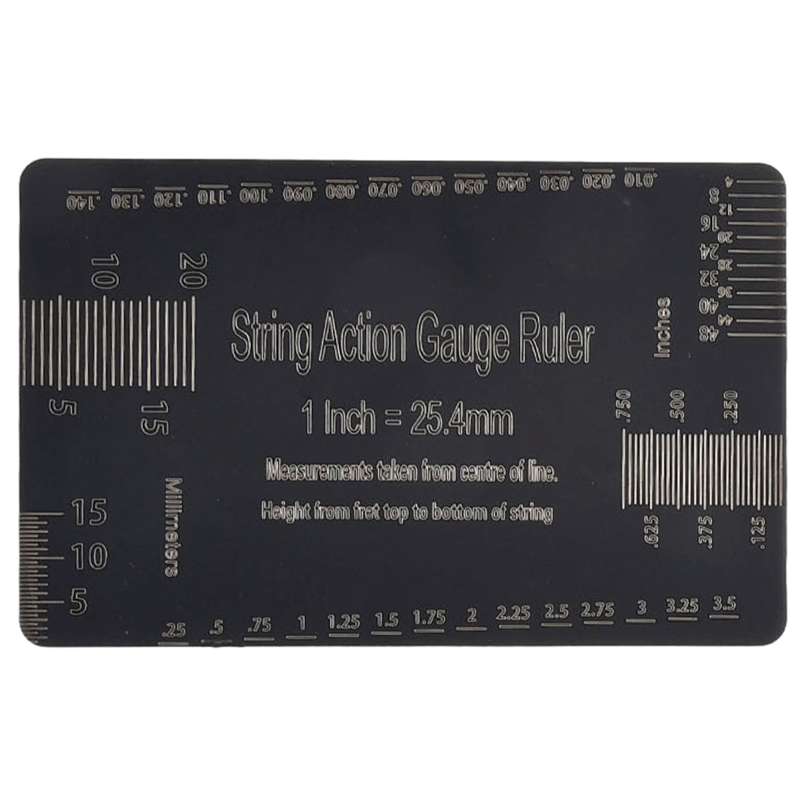 Comprehensive 4 Pcs Luthier Tools Set For Guitar Setup Including Leveling Ruler And Height Gauge For Precision Work
