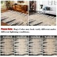 thumbnail image 5 of Hasoo Washable Large 10' x 13' Area Rug for Dining Room Indoor Modern Rug Non-shedding, Black, 5 of 7