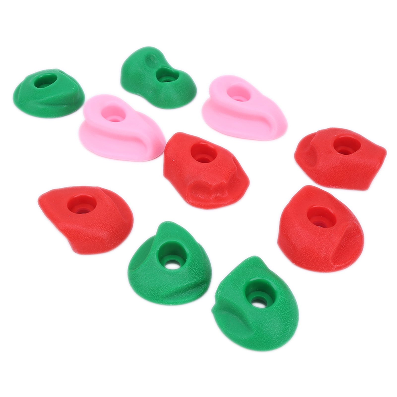 10pcs Climbing Holds MultiColored Large Rock Climbing Holds Outdoor Large Rock Wall Grips(S )