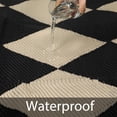 thumbnail image 5 of Memoryfield Outdoor Rug 9'x12' Waterproof, Reversible Lightweight Plastic Outside Carpet for Deck Balcony Porch Decor, Black and Coffee, 5 of 8