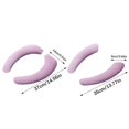 thumbnail image 3 of Winter Use Static Toilet Seat Protectors Toilet Seat Cover With Warmth Fabric Plush for Cold Weather Bathroom Accessory Yellow B, 3 of 4