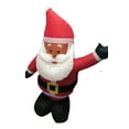 Black African American Santa Claus 4' Inflatable Airblown Christmas