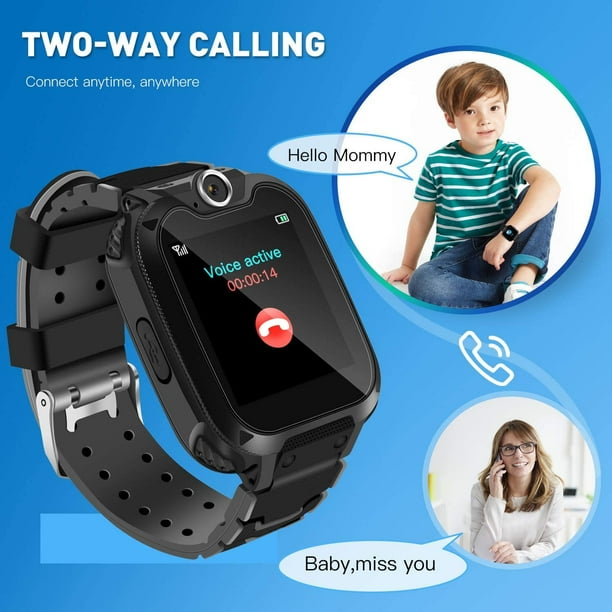 Reloj inteligente para los ninos 4 colores Ninos ninas con 7 juegos de puzzle camara de Ralehong Ralehong Walmart en linea