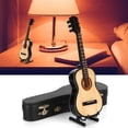 thumbnail image 4 of Guitar Model, Mini Musical Instrument Wooden Miniature Guitar Guitar Model Gift Wood Materials Musical Instrument Model Bedroom For Home, 4 of 8