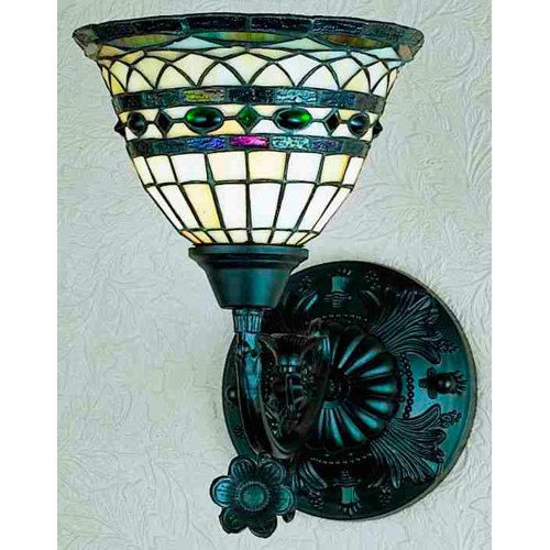 8"W Tiffany Roman 1 LT Wall Sconce.602