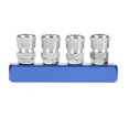 thumbnail image 1 of Conector neumático de 12 mm, roscas Hembra de Ajuste rápido para la Manguera de Aire Que Conecta PT1 / 4 2/3/4/5 Forma(4 Way) rápido hembra, 1 of 7