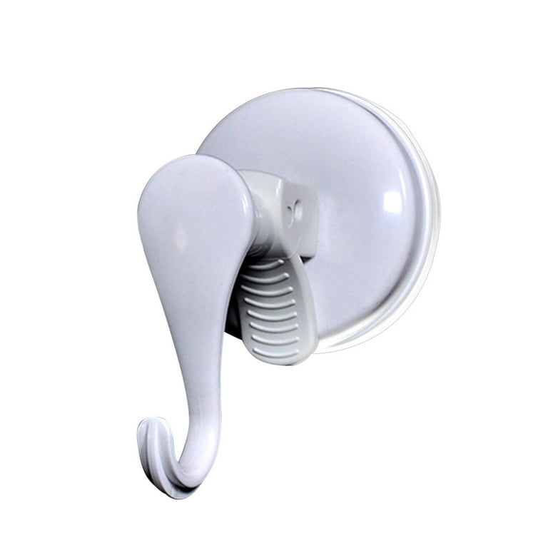 mnjin bathroom kitchen vacuum wall strong suction key holder cup hooks hanger white