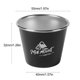 thumbnail image 3 of Vasos para beber de 50 ml, portátiles apilables para senderismo, pesca, escalada, negro, 3 of 4