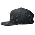 thumbnail image 3 of Astro Travel Snapback – Zodiac Print Flat Bill Cap, Hip Hop Style Adjustable, 3 of 6