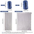 thumbnail image 3 of Sac de Couchage en Duvet d'Oie Ultraléger à une Personne avec Sac de Rangement pour la Randonnée, le Camping, la Randonnée avec Sac à Dos, l'Alpinisme, 3 of 8
