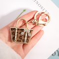 thumbnail image 5 of Regalo de la joyería del llavero de las mujeres de la galjanoplastia de la aleación de la forma del bolso de la moda, 5 of 5