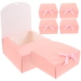 thumbnail image 4 of SHINYPASING Paper Cake Boxes with Elegant Bowknot for Bakery and Gift Wrapping Suitable for Regular Sized Cakes 6 Pieces, 4 of 8