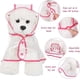 thumbnail image 3 of Zhuge Chubasquero impermeable para perros, ropa ligera para la lluvia para mascotas con capucha tipo poncho (XL, blanco), 3 of 4