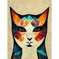 thumbnail image 1 of Abstract Cat Modern Nouveau Boho Illustration Unframed Wall Art Print Poster Home Decor, 1 of 3