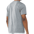 thumbnail image 3 of NORTHYARD Men's Athletic T-Shirts Workout Running Short Sleeve Gym Shirts Smoke Heather XL, 3 of 7