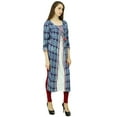 thumbnail image 5 of Phagun Block Pattern Cotton Designer Kurta Ethnic Top Tunic Dress Kurti, 5 of 6